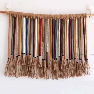 Colorful Jute Wall Hanging