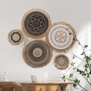 Round Jute Wall Decor